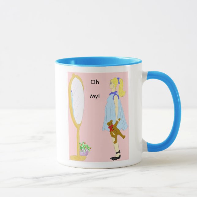 Mug Mug, Dame enceinte en miroir (Droite)
