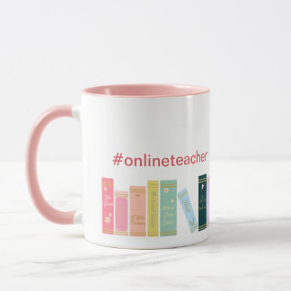 Mug #Mug de l'enseignant en ligne.