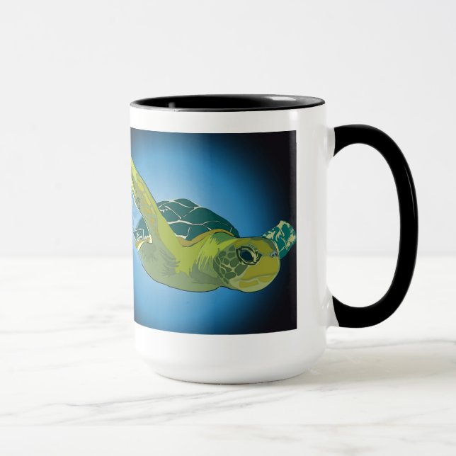 MUG - MUG DE TORTLE DE MER PERSONNALISÉ (Droite)