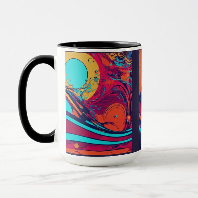 Mug "Mug de vortex cosmique" (Gauche)