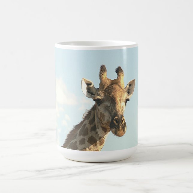 Mug Mug, girafe, "Je suis prête pour mon gros plan" (Centre)