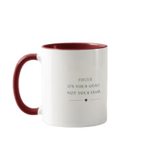« Mug Minimaliste Motivant – Concentrez-vous sur v