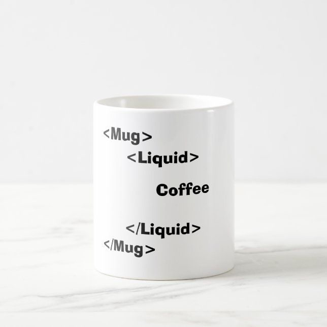 Mug <Mug>, </Mug>, <Liquid>, Café, </Liquid> (Centre)