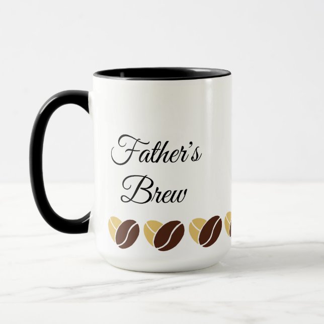 Mug Mug-Papa's Brew Mug-Papa's Coffee Mug-modifiable (Gauche)