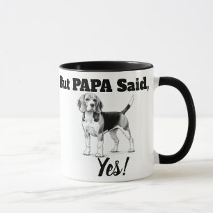 Mug Mug/typographie beagle
