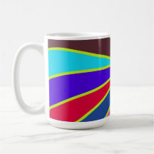 Mug, Un motif coloré vif à bandes arc-en-ciel