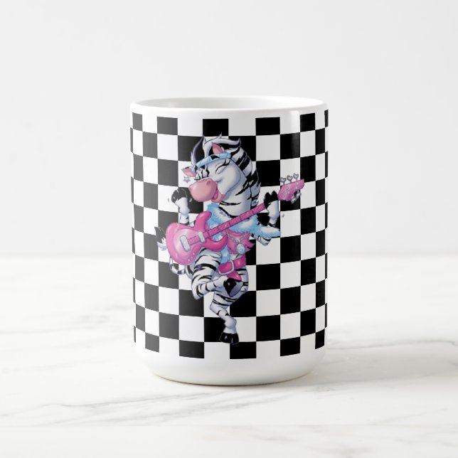 Mug Mug/Zèbre et À damiers (Centre)