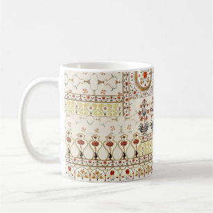 Mug Mughal Floral Paisley : Ethnic Digital Elegance.