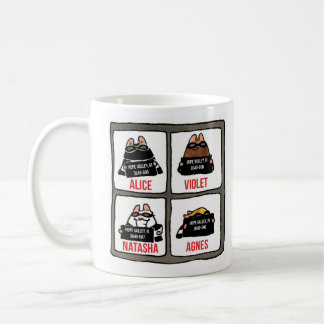 Mug Mugshot-Mug de souris de robot avec Natasha de ric