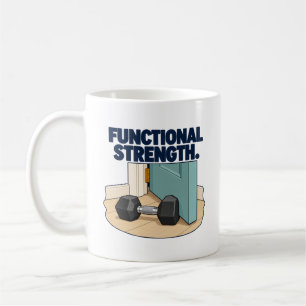 Mug Mugue arrêt de porte haltère drôle de force foncti