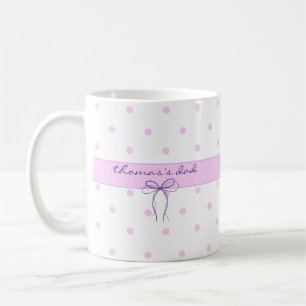 Mug Mugue avec nom personnalisé et motif de points mig
