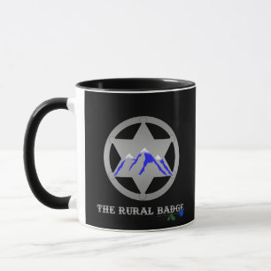 Mug Mugue Badge Rural Poignée Noire