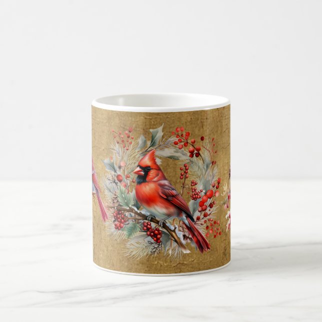 Mug Mugue Cardinal Rouge et Or (Centre)
