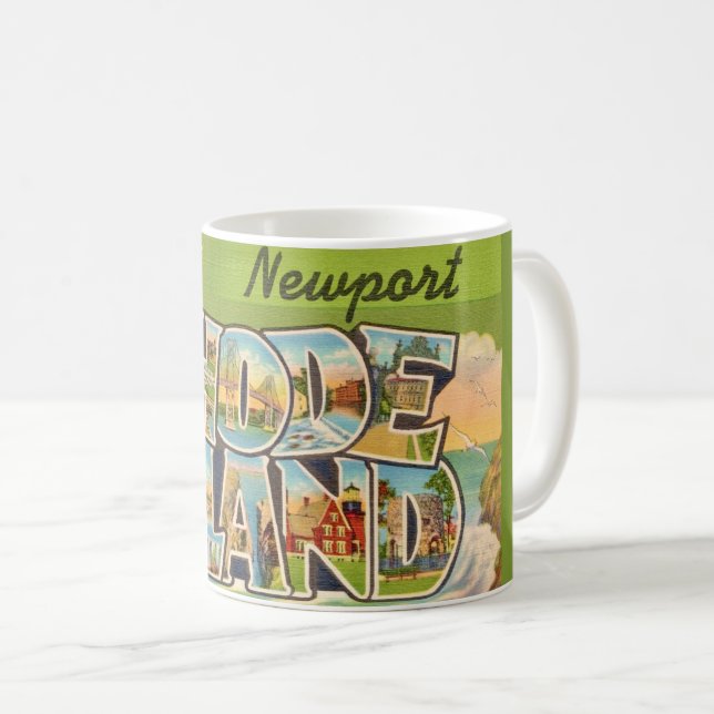 Mug Mugue carte postale de Newport Rhode Island (Devant droit)