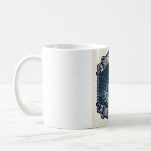 Mug Mugue de badge de poisson-espée de l'homme de Flor