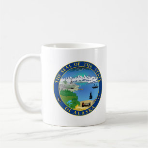Mug Mugue du sceau de l'État d'Alaska USA USA