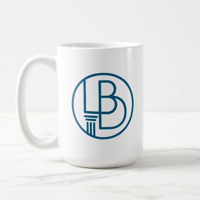 Mug Mugue monogramme LBD Law (Gauche)