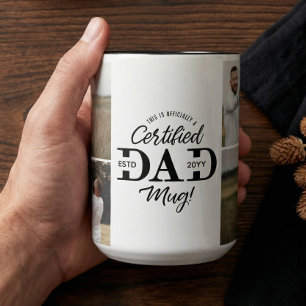 Mug Mugue Papa certifié pour la fête des pères Collage
