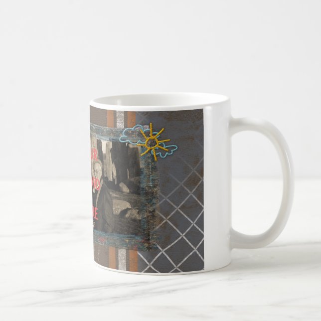 Mug Mugue photo cadre de voyage monde (Droite)