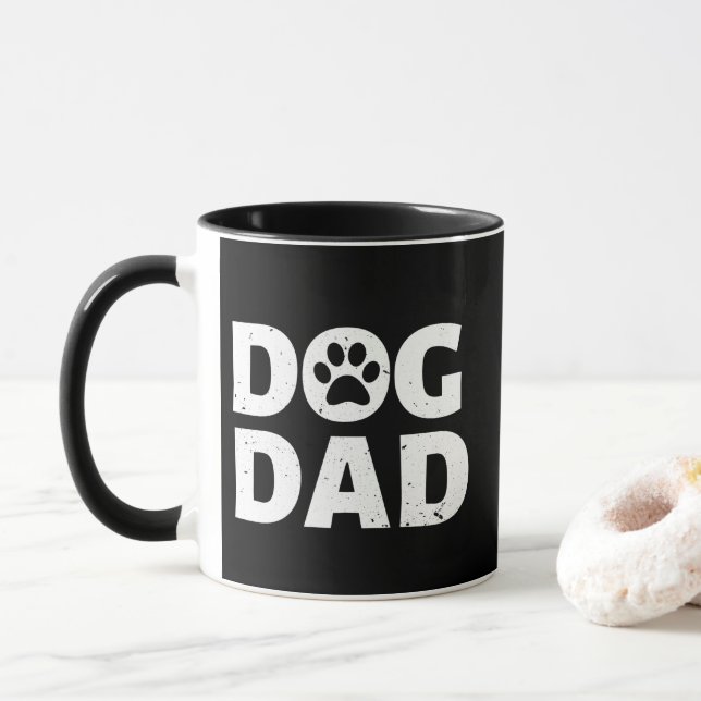 Mug Mugue photo de papa de chien (Avec donut)