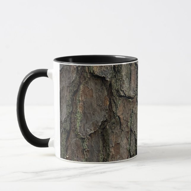 Mug Mugue photo d'écorce d'arbre (Gauche)