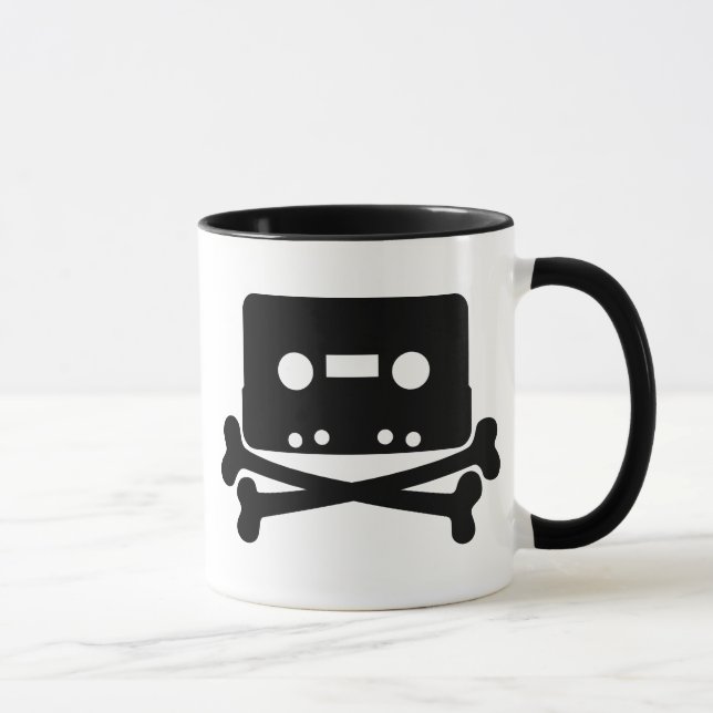 Mug Mugue ruban crâne (Droite)