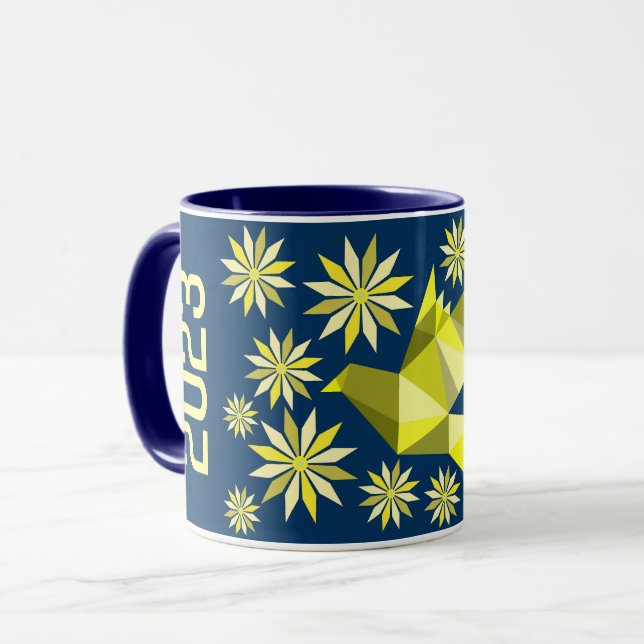 MUG MUGUE SIMPLE NOUVEL AN OISEAU COMME CADEAU POUR N' (Devant gauche)