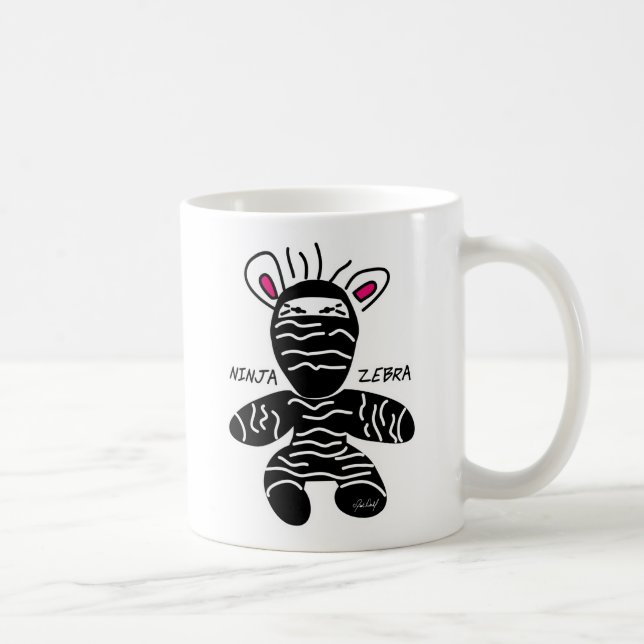 Mug Mugue Zèbre Ninja (Droite)