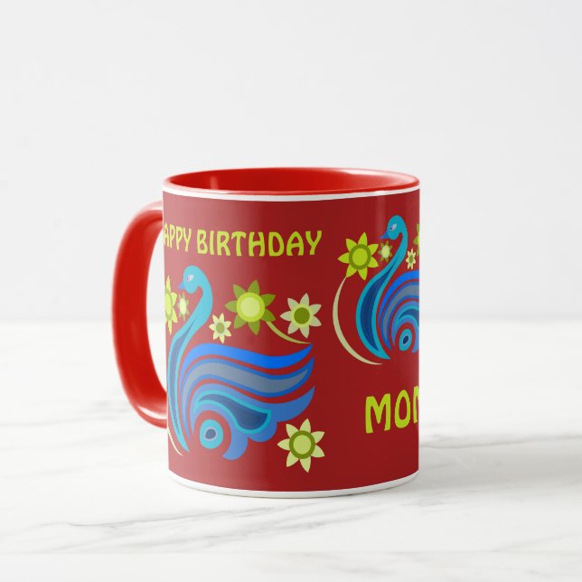 MUG MUGUEAU OISEAU CRÉATIF POUR CADEAU (Devant gauche)