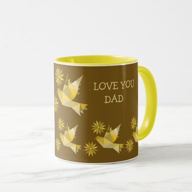 MUG MUGUEAU OISEAU CRÉATIF POUR CADO PÈRE (Devant droit)