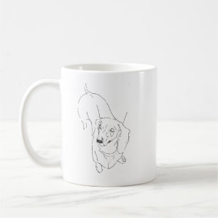 Mug Muguet Chien Sausage Mignon – Dessin au Trait Chie