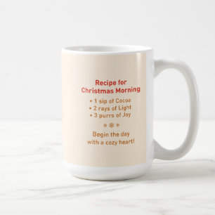 Mug Muguet de Noël avec un chat mignon