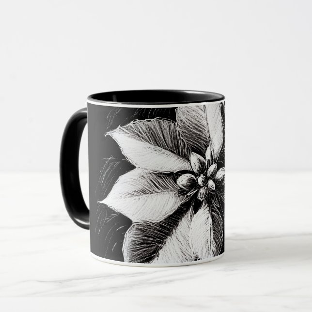 Mug Muguet poinsettia (Devant gauche)
