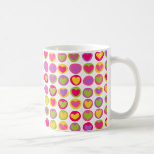 Mug Multicolor mignon et amusant Coeurs de la Saint Va