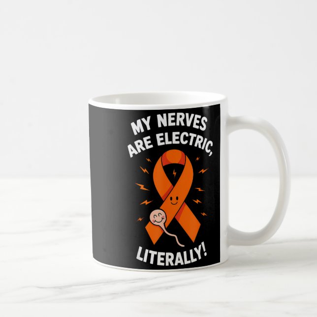 Mug Multiple Sclerosis Awareness 2025 -orange Ribbon_  (Droite)
