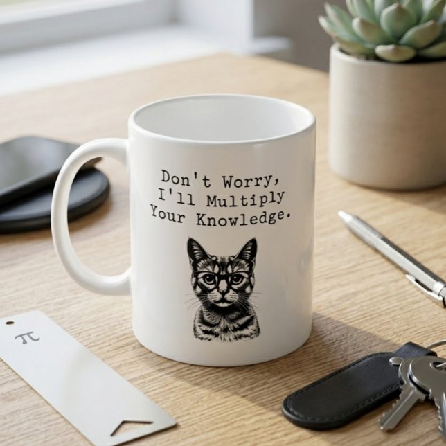 Mug Multipliez Vos Connaissances Citation de Prof de M (Créateur téléchargé)