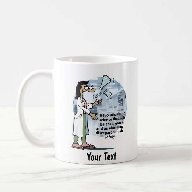Mug Multitâche de la vie de labo (Gauche)