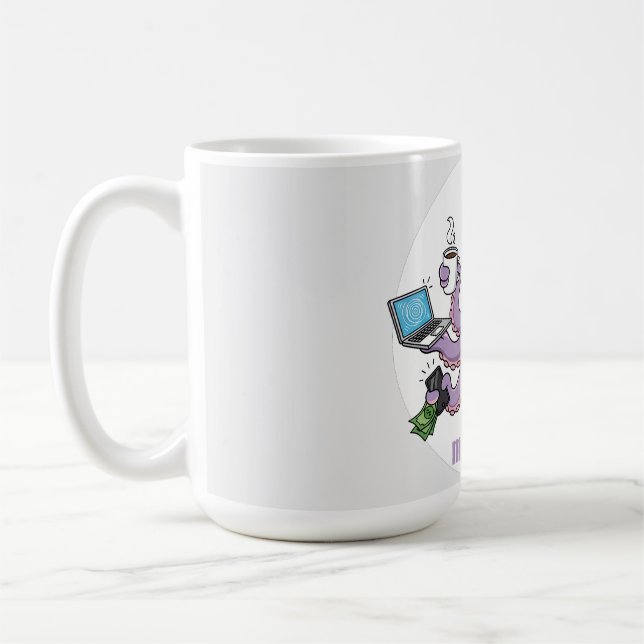 Mug Multitasker – Funny Chaotic Octopus Dark Humor  (Gauche)