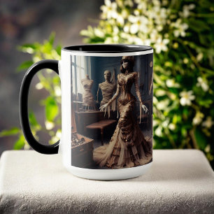Mug Mummy Queen Steampunk Vintage victorien