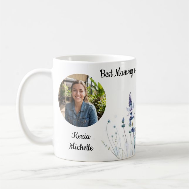 Mug Mummy’s Wildflowers Personalized Birth Month Flowe (Gauche)