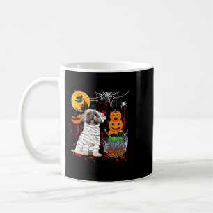 Mug Mummy Shih Tzu Chien Halloween Chien Citrouilles d