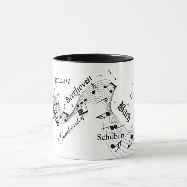 Mug muqueuse de compositeurs classiques (Centre)
