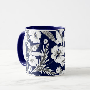 Mug Muqueuse de fleurs blanches