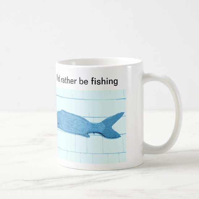 Mug muqueuse de poisson bleu (Droite)