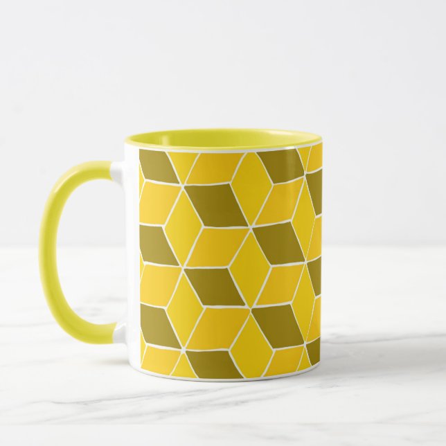 Mug muqueuse motif jaune (Gauche)