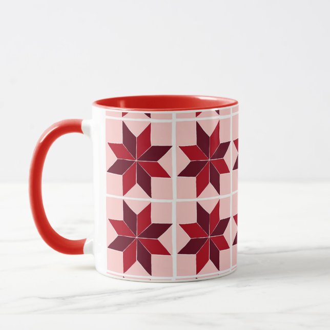 Mug Muqueuse motif rouge (Gauche)