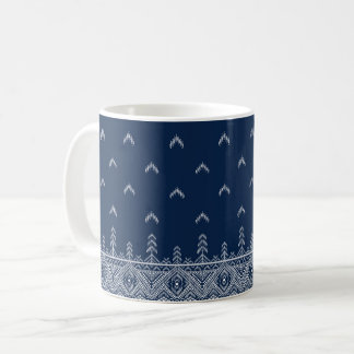 Mug muqueuse traditionnelle bleue