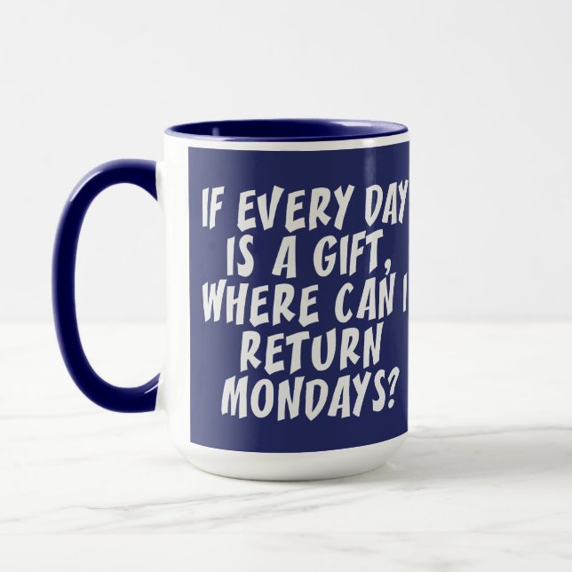 Mug Muqueuses du lundi (Gauche)