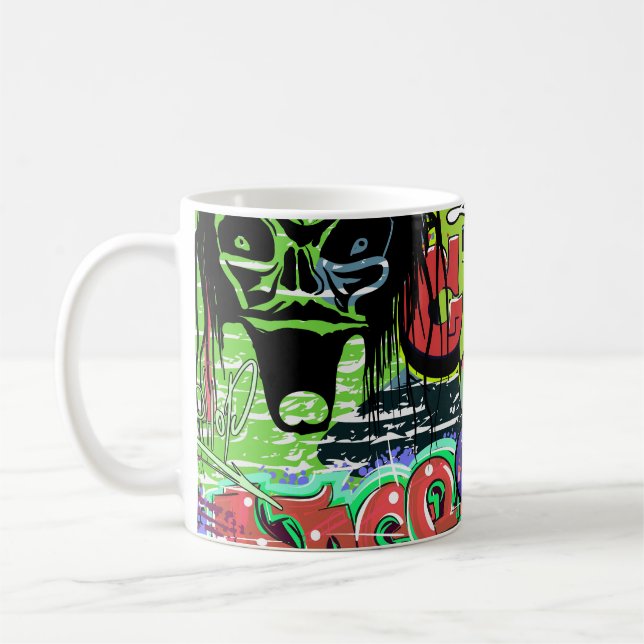 Mug Mur de graffitis : Hip hop urbain (Gauche)
