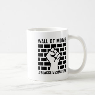 Mug Mur De Moms Black Vit Problème